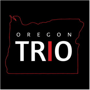 Oregon Trio Association Red Posters and Art