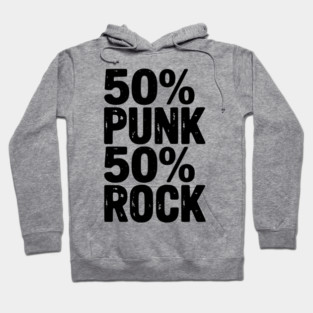 50% Punk 50% Rock Hoodie