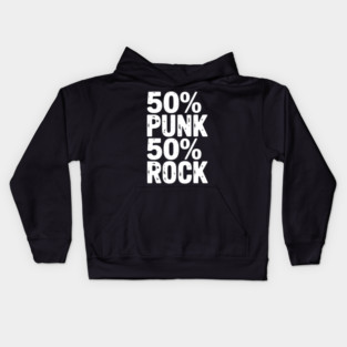 50% Punk 50% Rock Kids Hoodie