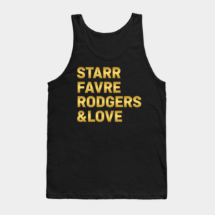 Green Bay Packers Quarterbacks - youbmr #22 #Amine0096 Tank Top