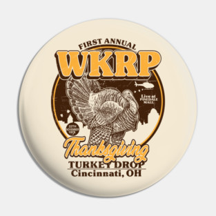 Wkrp Turkey Drop Front and Back Pin