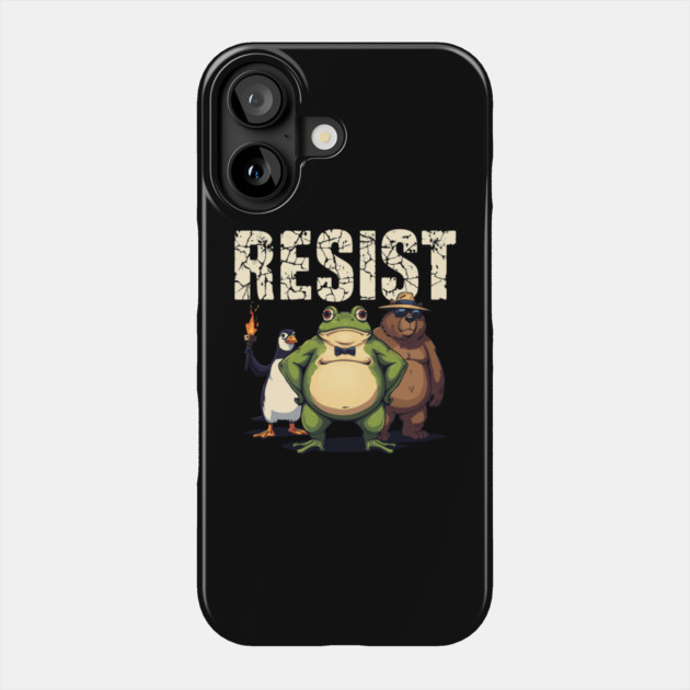Portland-Frog Phone Case by Creatifly Graphic Tees