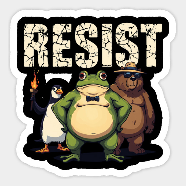 Portland-Frog Magnet by Creatifly Graphic Tees