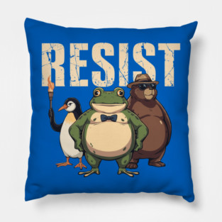 Portland-Frog Pillow