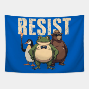 Portland-Frog Tapestry