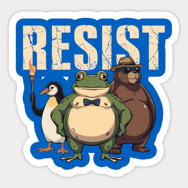 Portland-Frog Magnet by Creatifly Graphic Tees