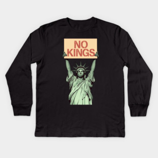 No-Kings Kids Long Sleeve T-Shirt
