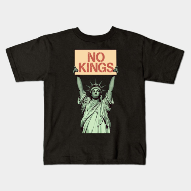 No-Kings Kids T-Shirt by Creatifly Graphic Tees