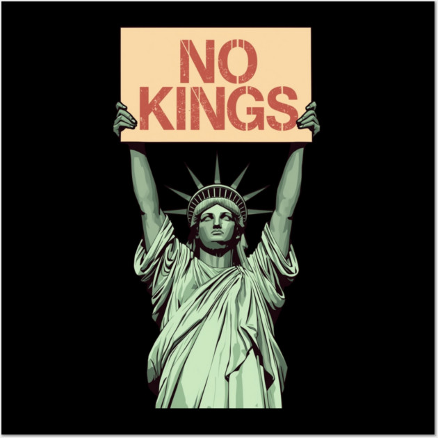 No-Kings Wall Art by Creatifly Graphic Tees
