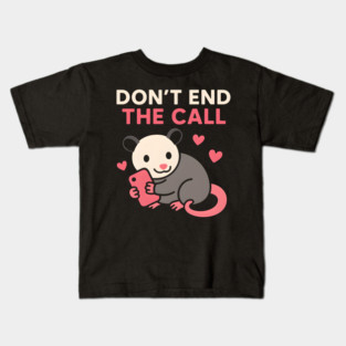 Don’t End the Call Cute Animal Phone Love Graphic Gift Kids T-Shirt