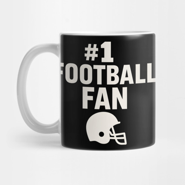 #1 Football Fan Gift Graphic for Sports Lovers by MakerMind8.2