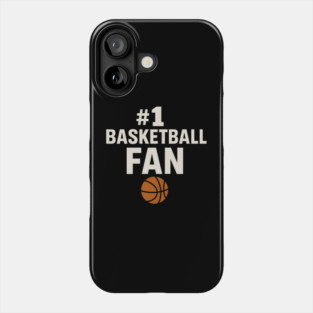 #1 Basketball Coach Gift Graphic for Sports Lovers Phone Case
