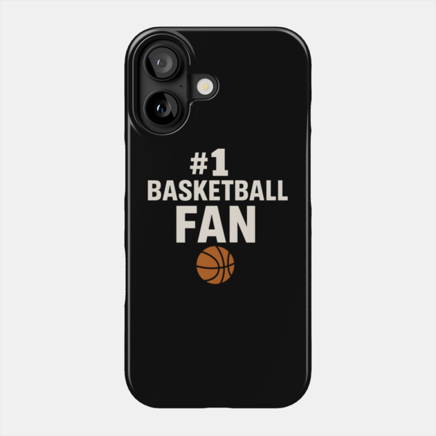 #1 Basketball Coach Gift Graphic for Sports Lovers Phone Case by MakerMind8.2