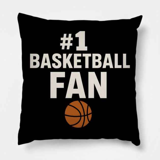#1 Basketball Coach Gift Graphic for Sports Lovers Pillow by MakerMind8.2