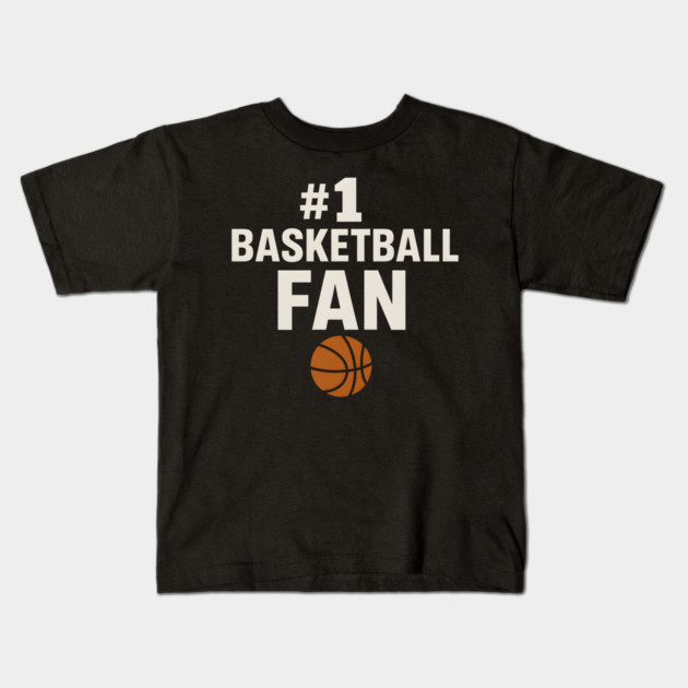 #1 Basketball Coach Gift Graphic for Sports Lovers Kids T-Shirt by MakerMind8.2