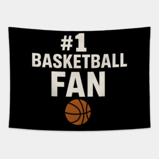 #1 Basketball Coach Gift Graphic for Sports Lovers Tapestry
