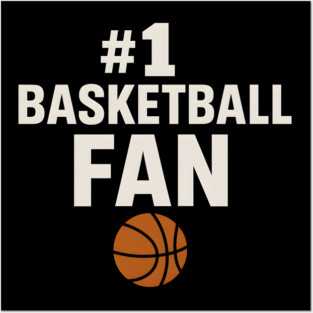 #1 Basketball Coach Gift Graphic for Sports Lovers Posters and Art