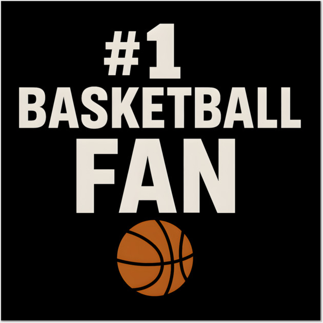 #1 Basketball Coach Gift Graphic for Sports Lovers Wall Art by MakerMind8.2