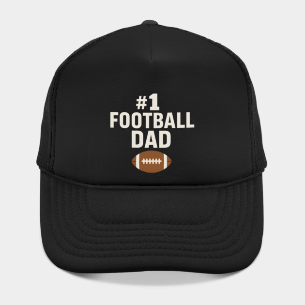 #1 Football Dad Gift Graphic for Sports Fans and Coaches by MakerMind8.2