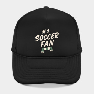 #1 Soccer Fan Football Scarf Graphic Gift for Sports Lovers Hat