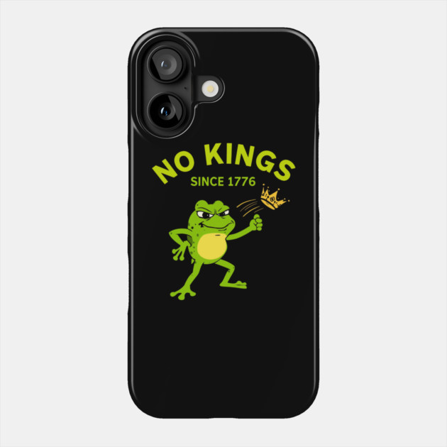 No-Kings Phone Case by Creatifly Graphic Tees