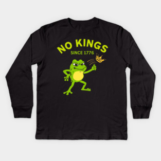 No-Kings Kids Long Sleeve T-Shirt