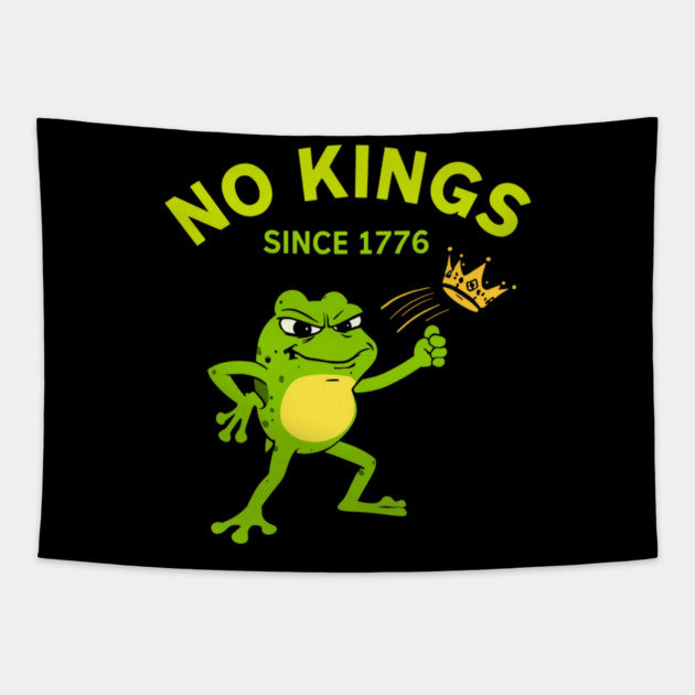 No-Kings Tapestry by Creatifly Graphic Tees