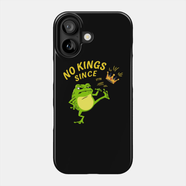 No-Kings Phone Case by Creatifly Graphic Tees