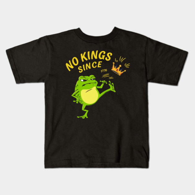 No-Kings Kids T-Shirt by Creatifly Graphic Tees