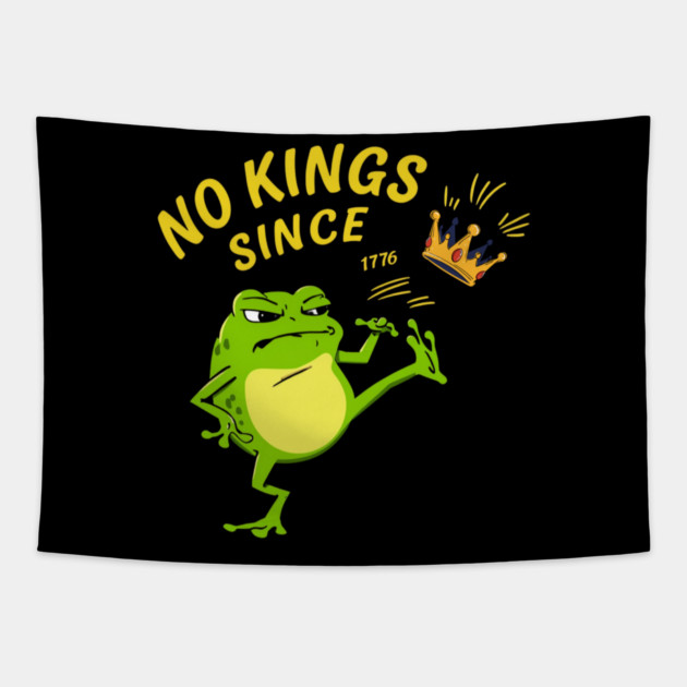 No-Kings Tapestry by Creatifly Graphic Tees