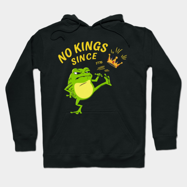 No-Kings Hoodie by Creatifly Graphic Tees