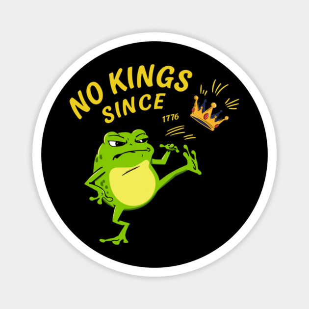 No-Kings Magnet by Creatifly Graphic Tees