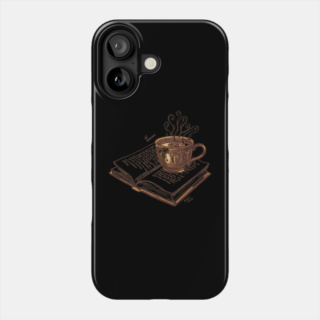 Weekend Plan Coffee & Books Phone Case by SR8891