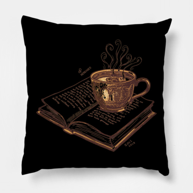 Weekend Plan Coffee & Books Pillow by SR8891