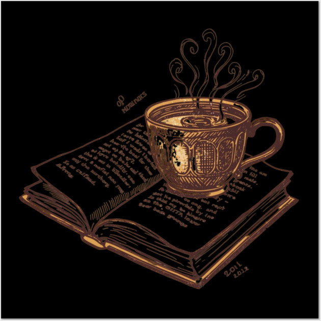 Weekend Plan Coffee & Books Wall Art by SR8891