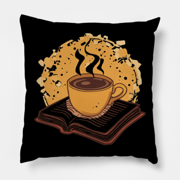 Coffee and Books Weekend Plan Pillow by SR8891