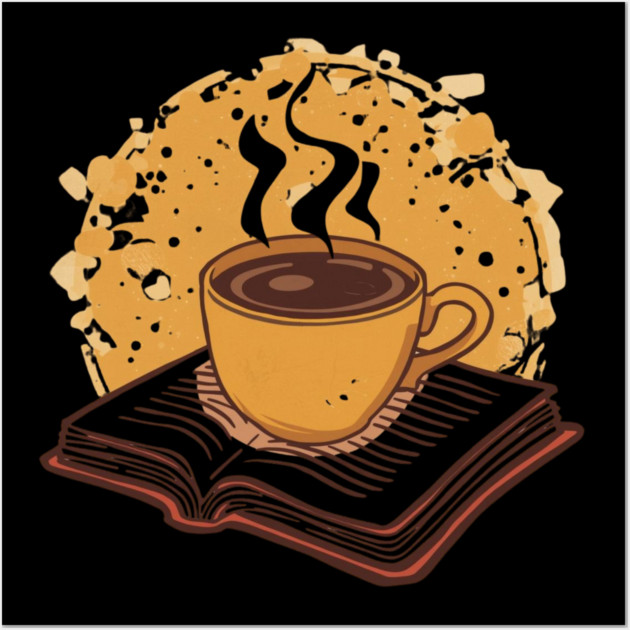 Coffee and Books Weekend Plan Wall Art by SR8891