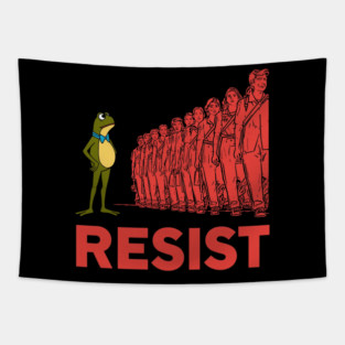 Portland-Frog Tapestry