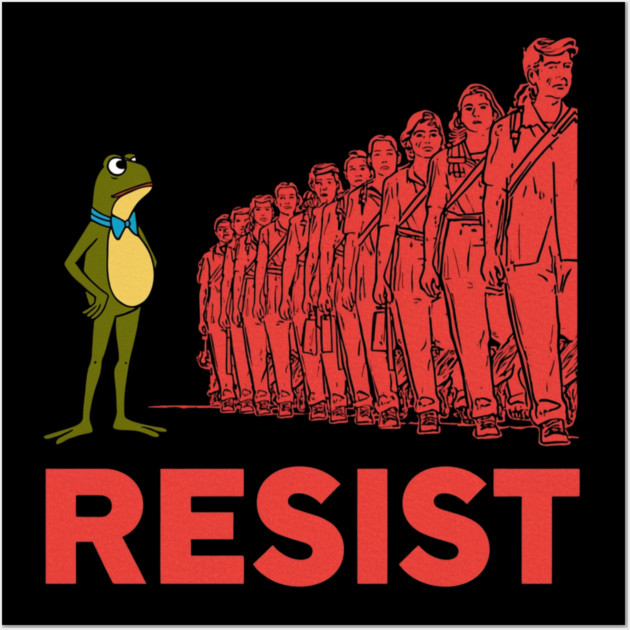 Portland-Frog Wall Art by Creatifly Graphic Tees