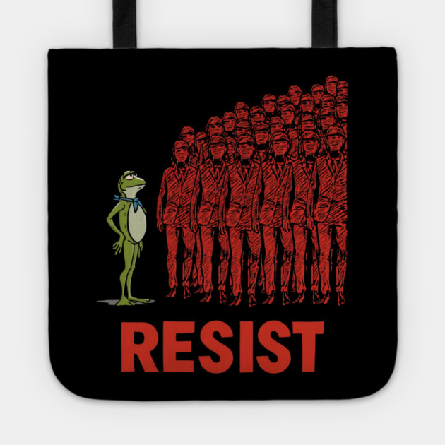 Portland-Frog Tote by Creatifly Graphic Tees