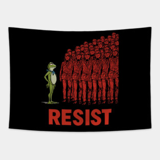 Portland-Frog Tapestry