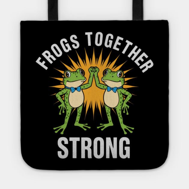 Portland-Frog Tote by Creatifly Graphic Tees