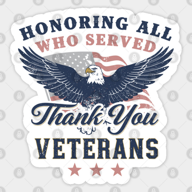 Honoring-all-who-Served-Thank-you-Veterans-Day Sticker by JessArty