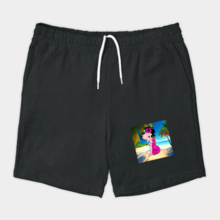 Betty Boop at The Beach Shorts