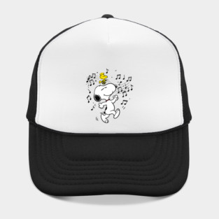 Dancing Snoopy and Woodstock Music Vibes Hat
