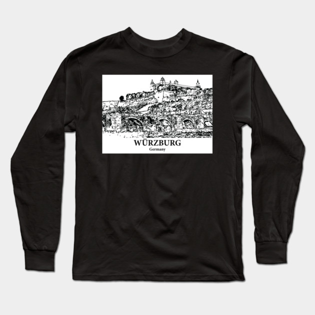 Würzburg - Germany Long Sleeve T-Shirt by Lakeric