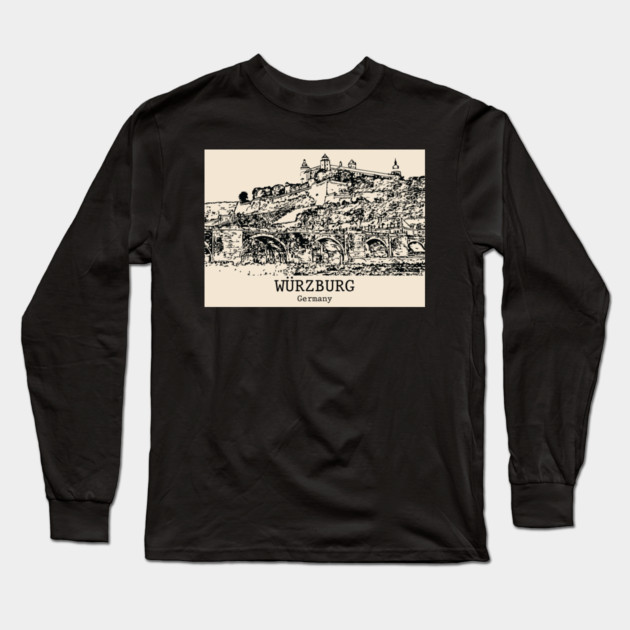 Würzburg - Germany Long Sleeve T-Shirt by Lakeric