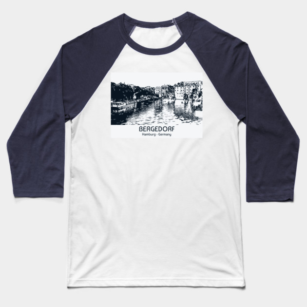Bergedorf - Germany Baseball T-Shirt by Lakeric