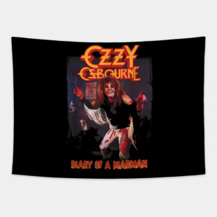 Ozzy Osbourne Rock Legend Tapestry