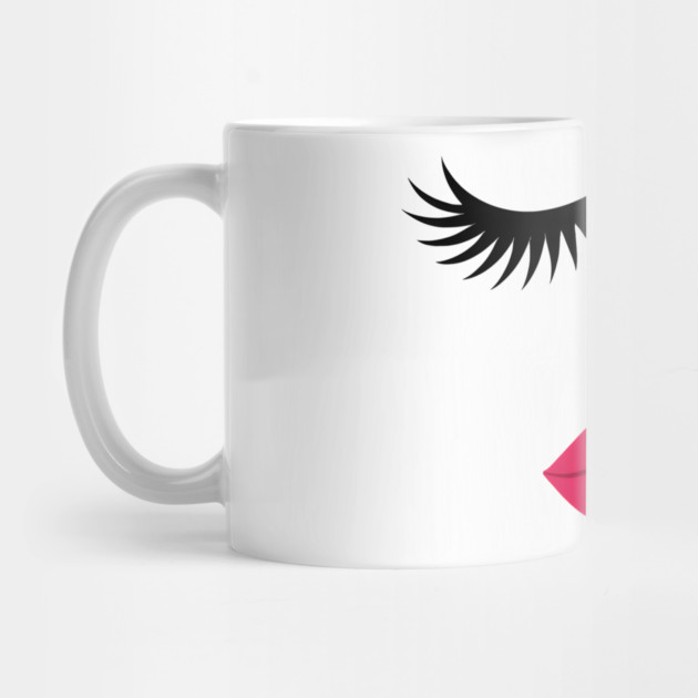 Minimalist Eyelash & Lips Face by norhando